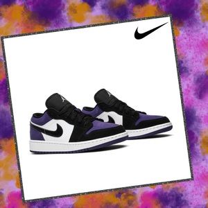 Air Jordan 1 Low GS Court Purple
